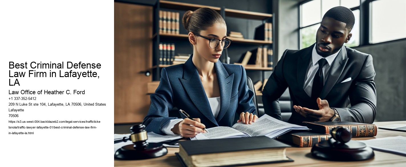 Best Criminal Defense Law Firm in Lafayette, LA