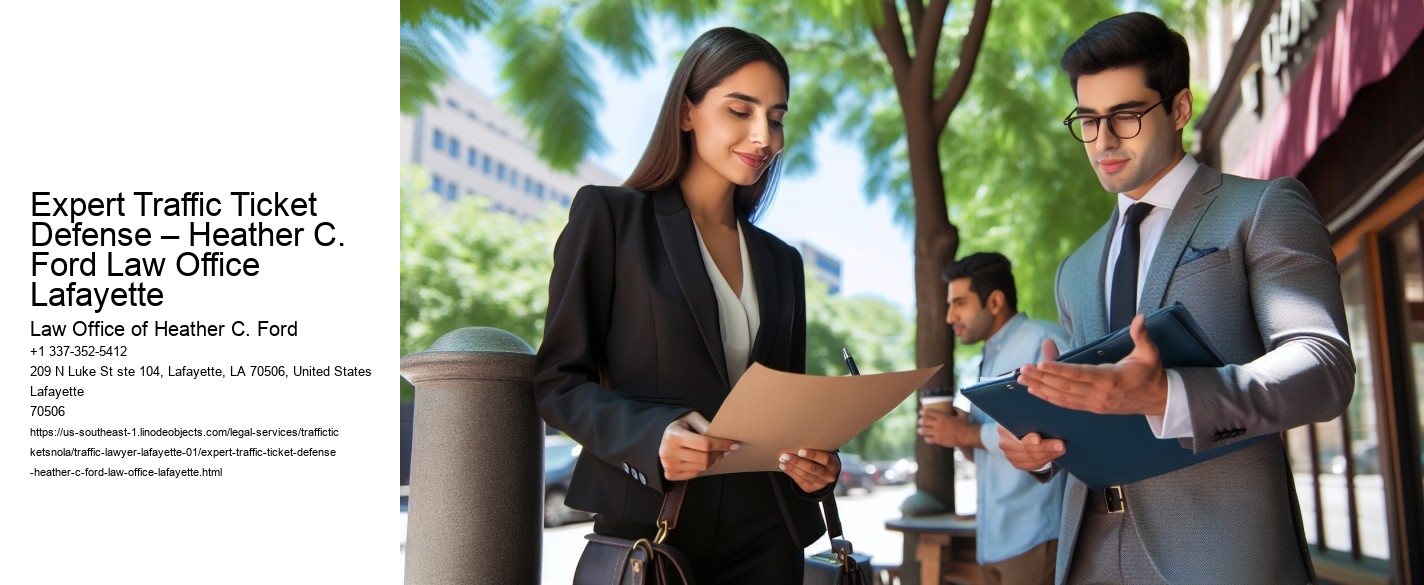 Expert Traffic Ticket Defense – Heather C. Ford Law Office Lafayette