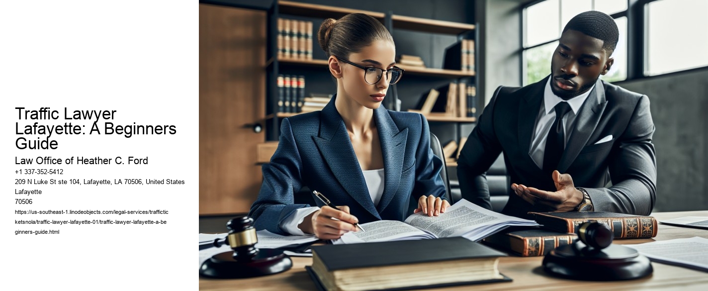 Traffic Lawyer Lafayette: A Beginners Guide