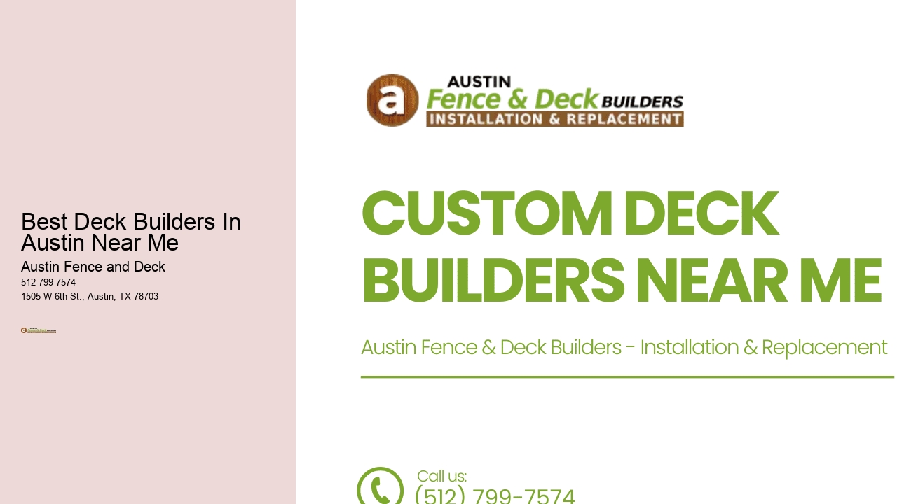 Best Deck Builders In Austin Near Me 