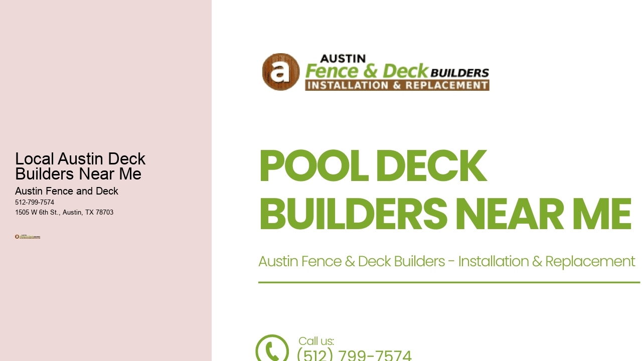 Local Austin Deck Builders Near Me 