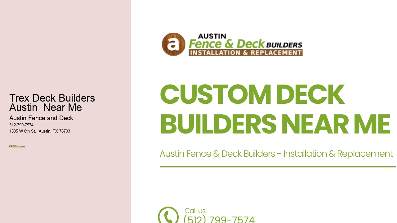 Trex Deck Builders Austin  Near Me 