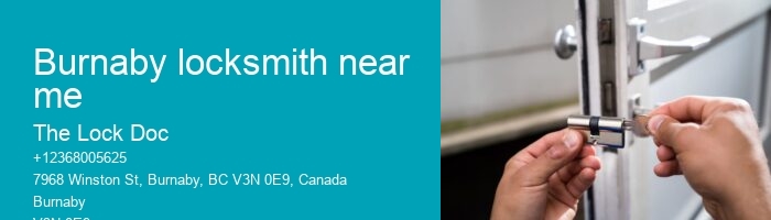 Burnaby locksmith near me