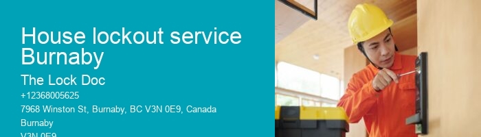 House lockout service Burnaby