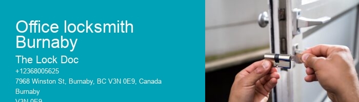 Office locksmith Burnaby