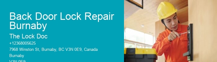 Back Door Lock Repair Burnaby