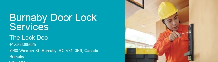 Burnaby Door Lock Services
