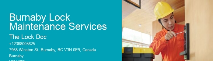 Burnaby Lock Maintenance Services
