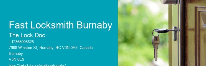 Fast Locksmith Burnaby