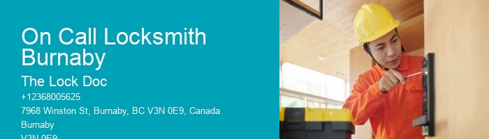 On Call Locksmith Burnaby