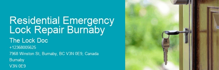 Residential Emergency Lock Repair Burnaby