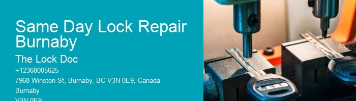 Same Day Lock Repair Burnaby