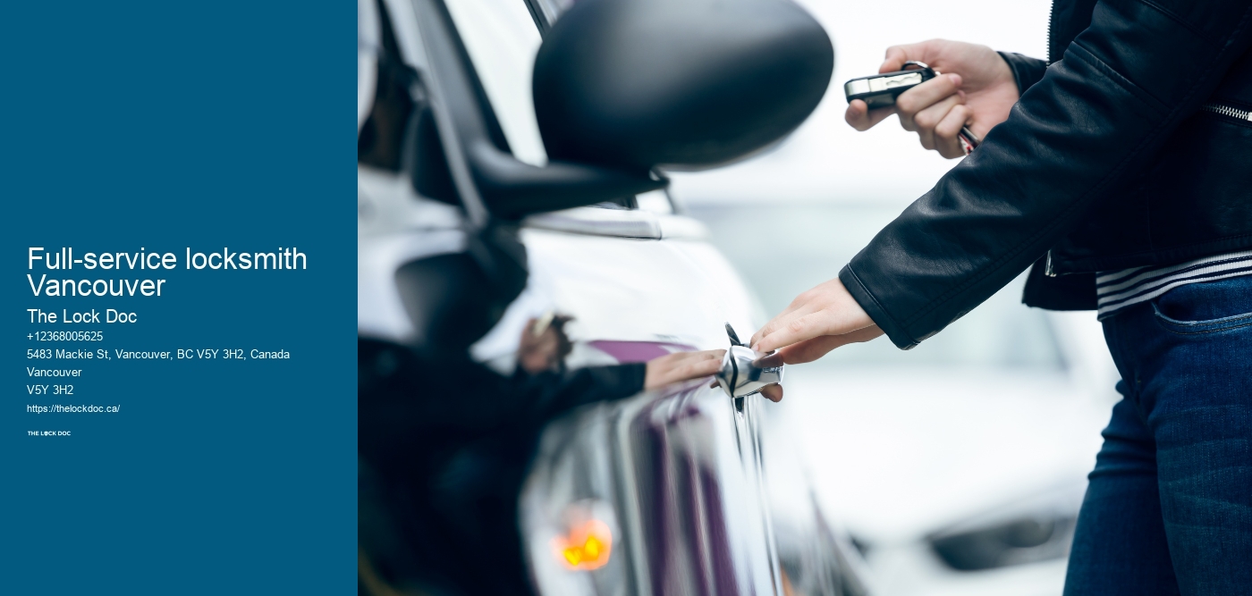 Full-service locksmith Vancouver