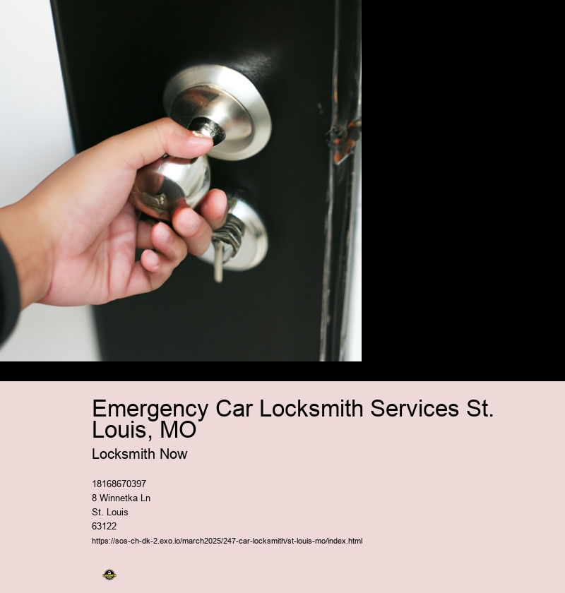 Emergency Car Locksmith Services St. Louis, MO