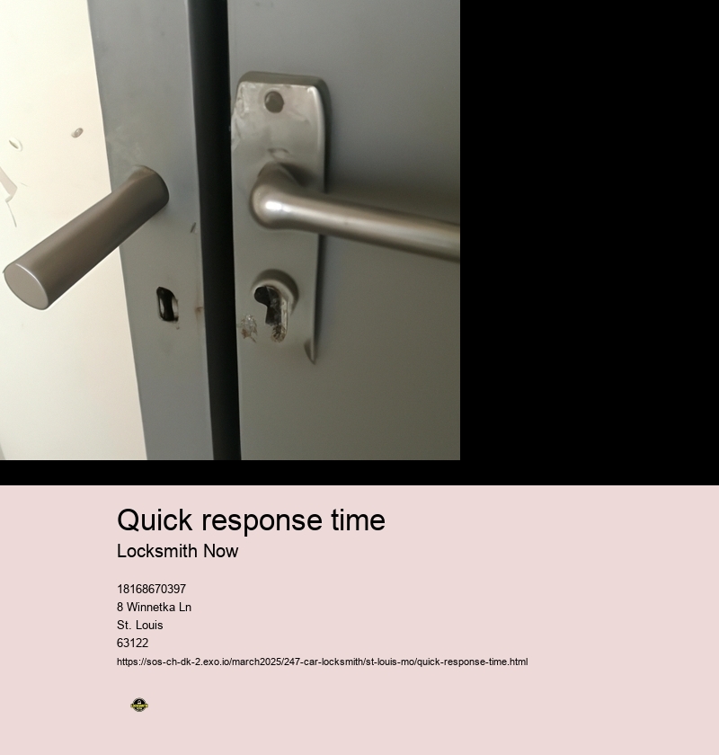 Quick response time
