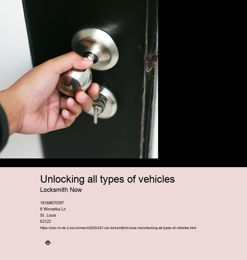 Unlocking all types of vehicles