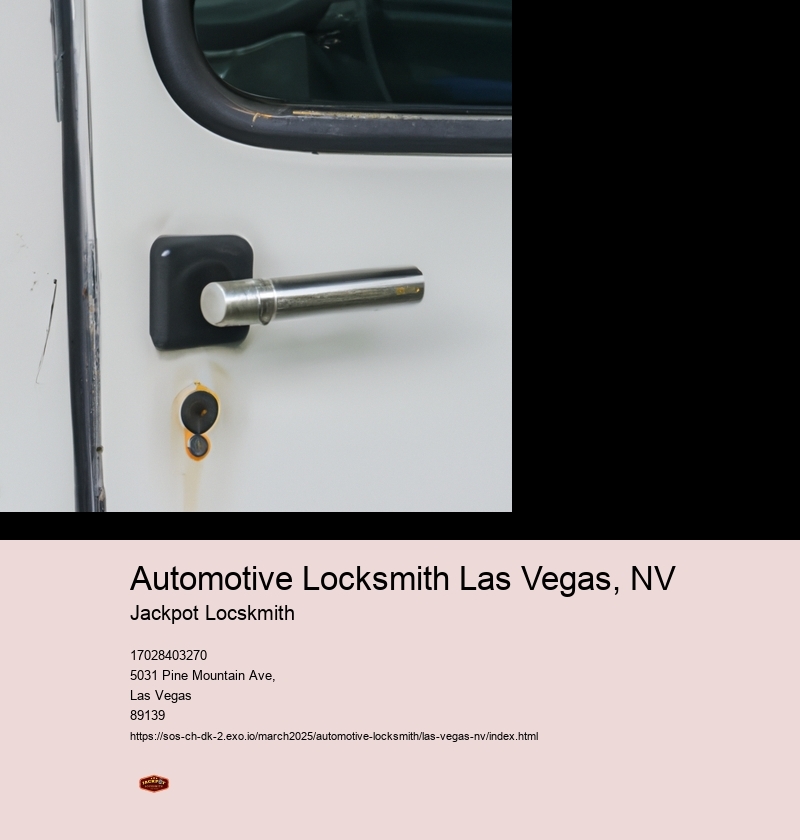 Automotive Locksmith Services Offered in Las Vegas, NV