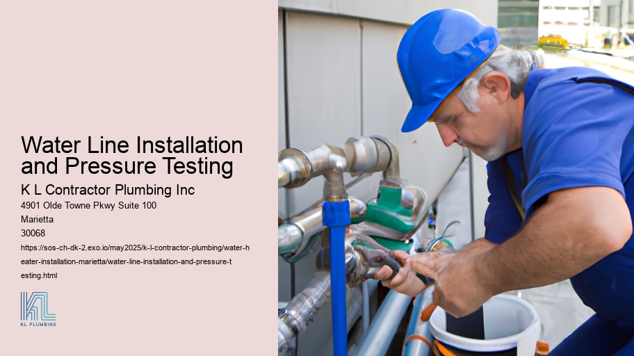 Water Line Installation and Pressure Testing