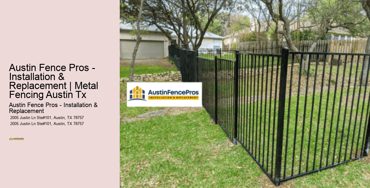 Austin Fence Pros - Installation & Replacement | Metal Fencing Austin Tx