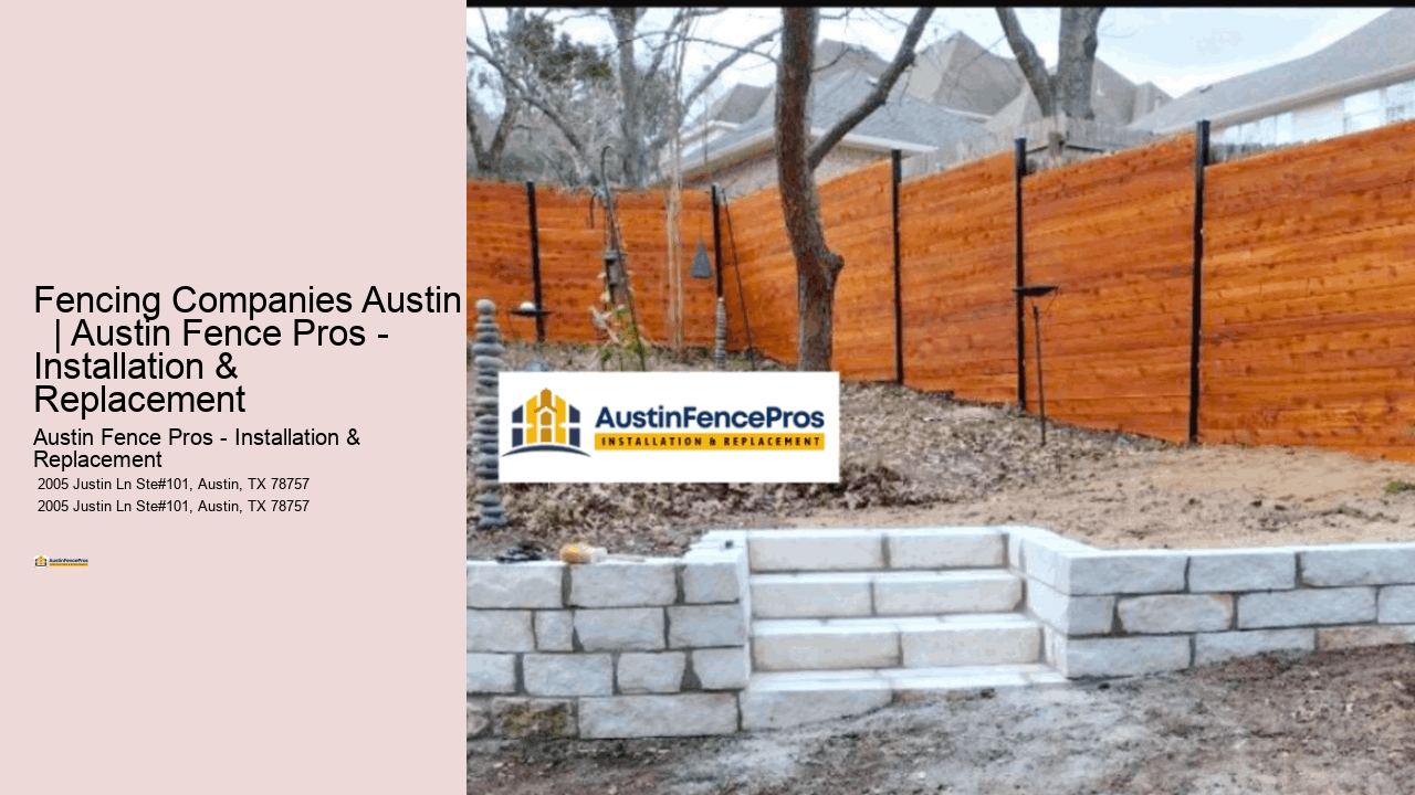 Fencing Companies Austin   | Austin Fence Pros - Installation & Replacement