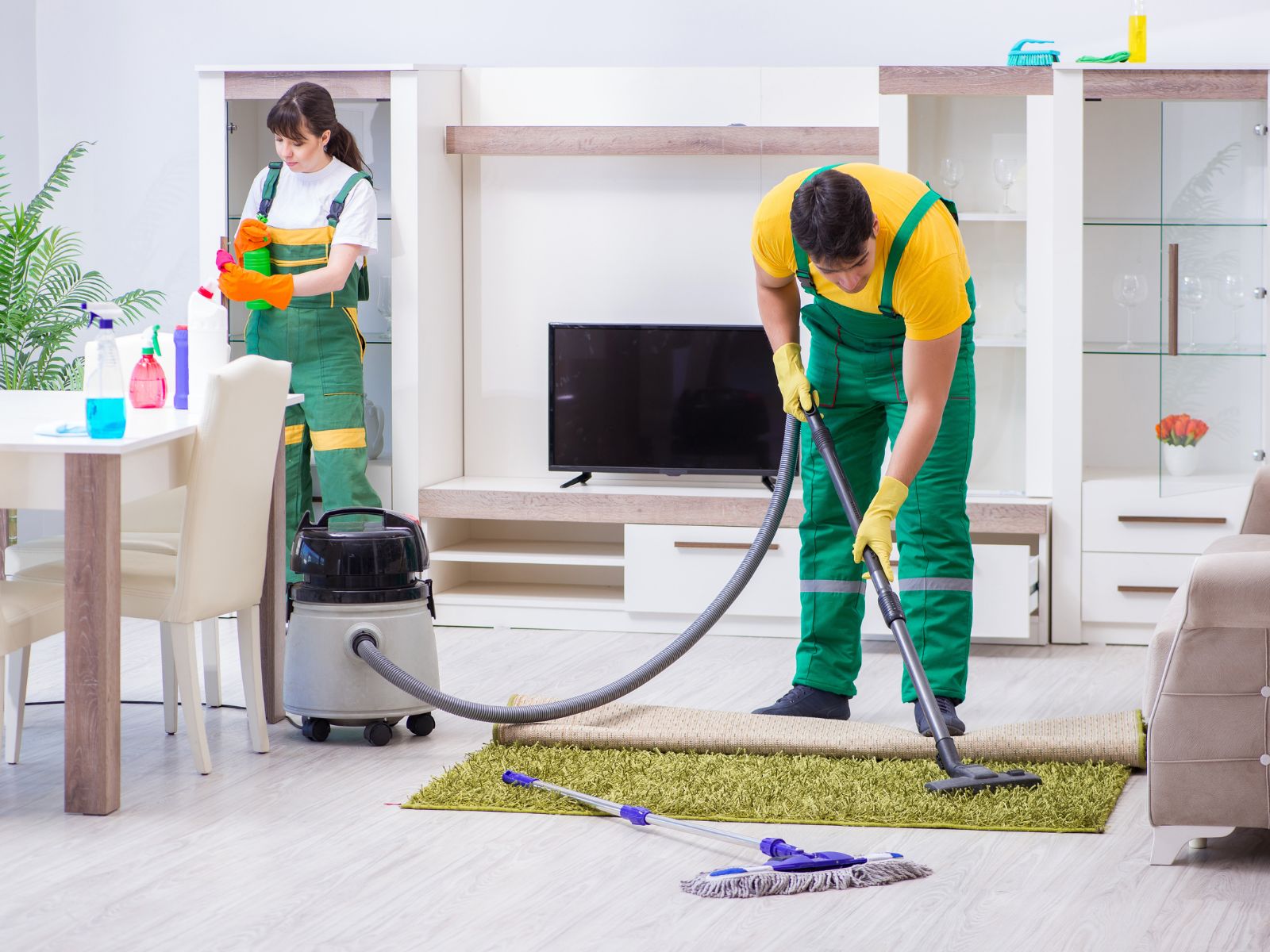 Does Scrub Lou provide cleaning for small and large residential properties?