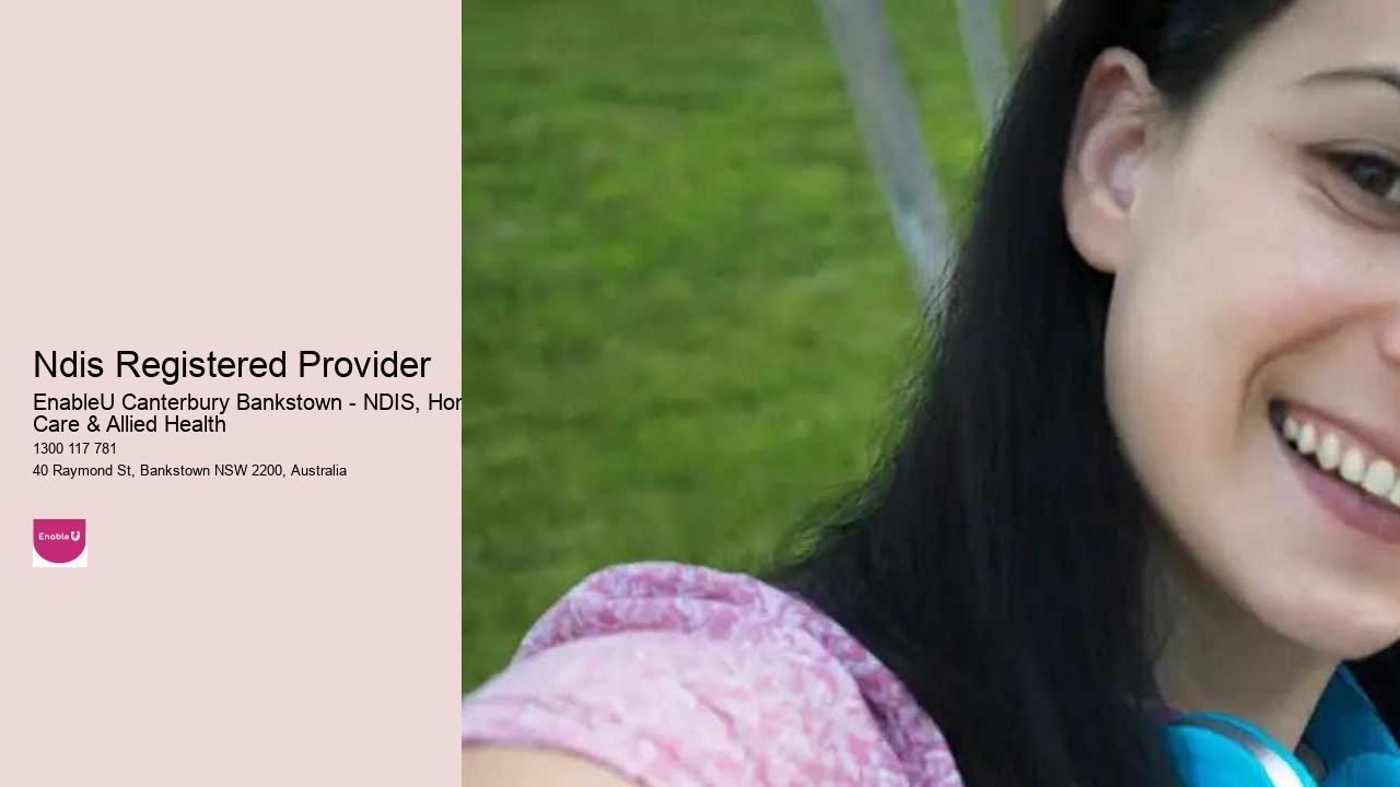 Ndis Registered Provider