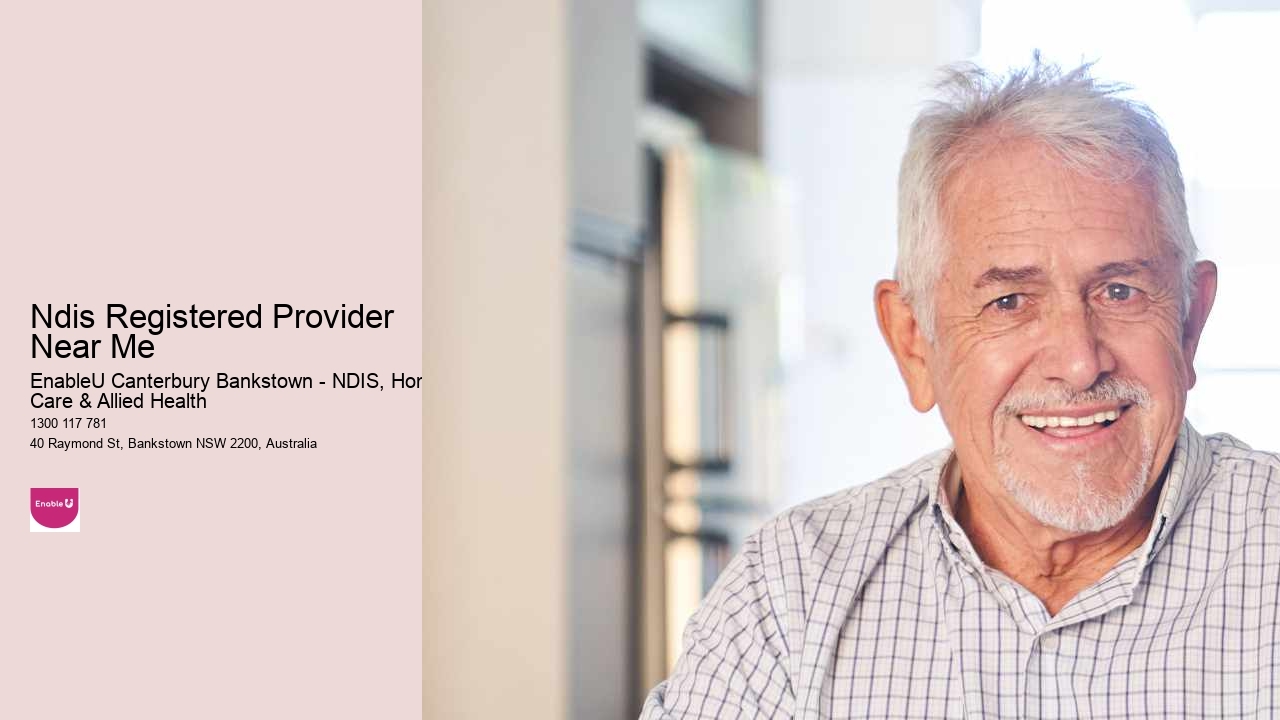 Ndis Registered Provider Near Me