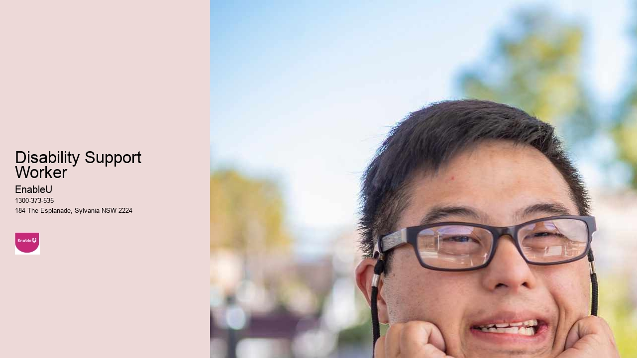 Disability Support Worker