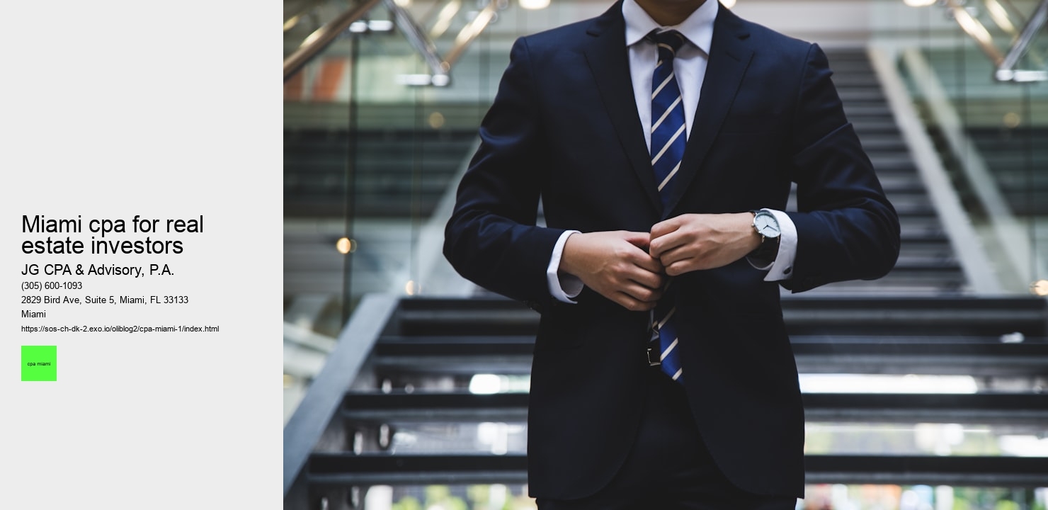 miami cpa for real estate investors