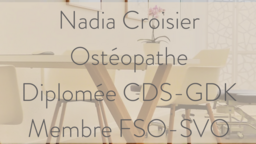 Cabinet d'Ostéopathie Nadia Croisier, studio a Lussy-sur-Morges