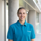 Frau Wuichet, Physiotherapeutin in Lausanne