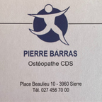 Pierre Barras, ostéopathe à Sierre