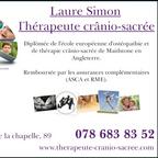 Ms laure simon, craniosacral therapist in Some(Onex)