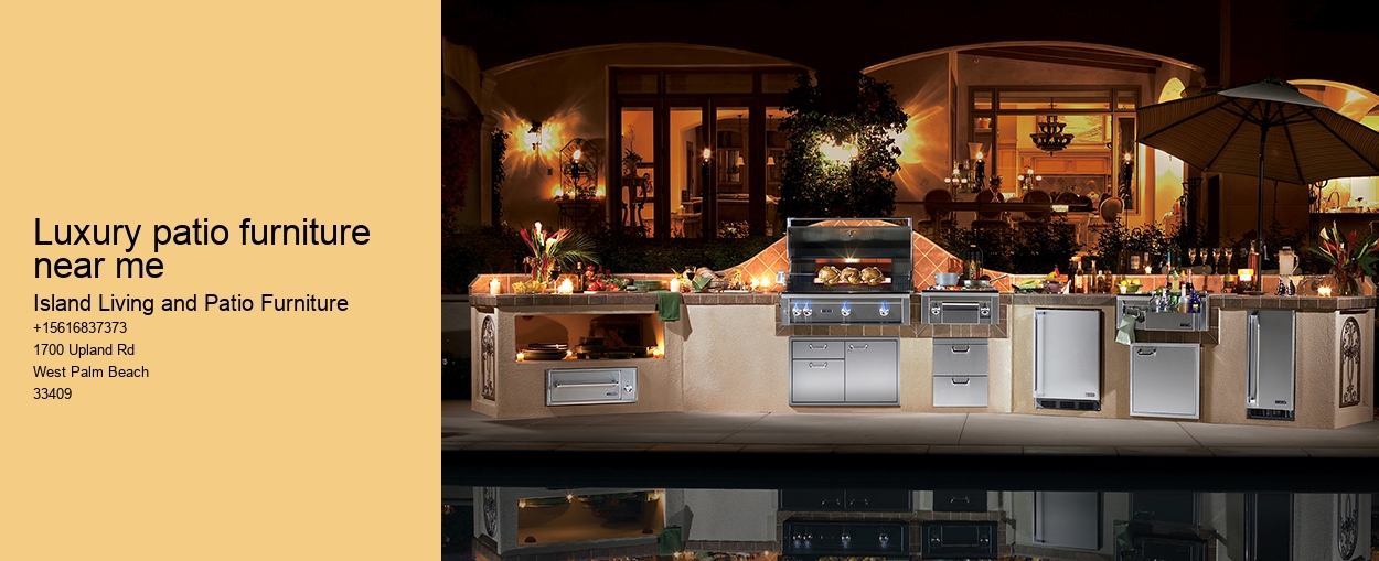 luxury patio furniture near me