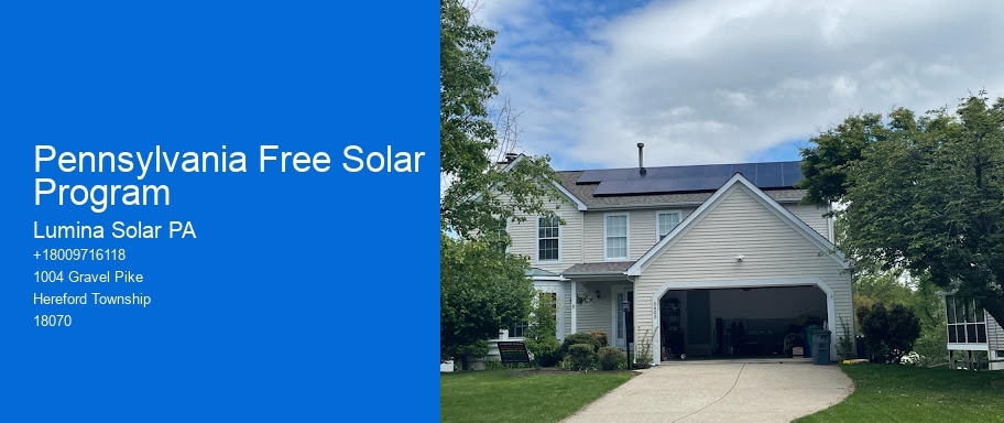 Pennsylvania Free Solar Program