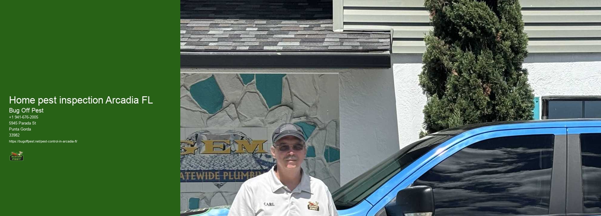 Home pest inspection Arcadia FL