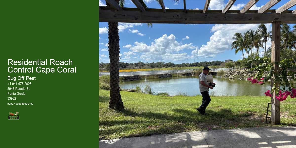 Residential Roach Control Cape Coral