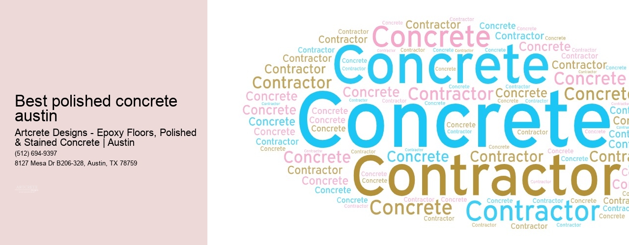 best polished concrete austin