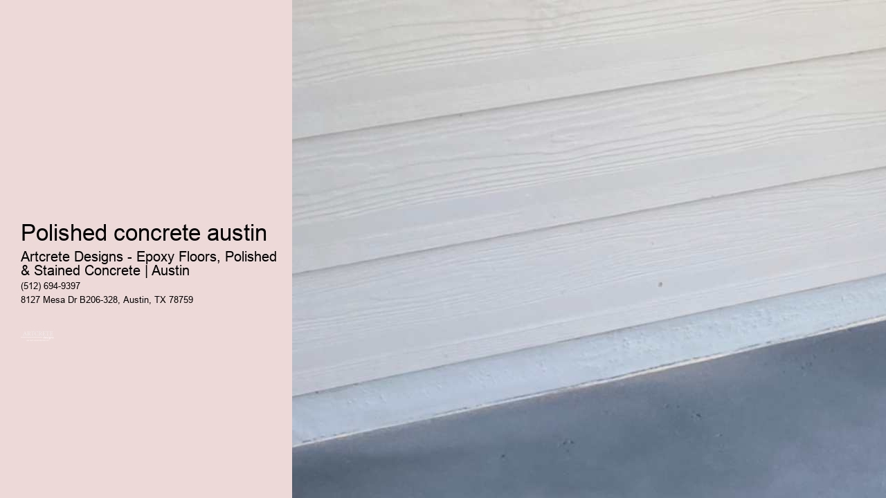 polished concrete austin