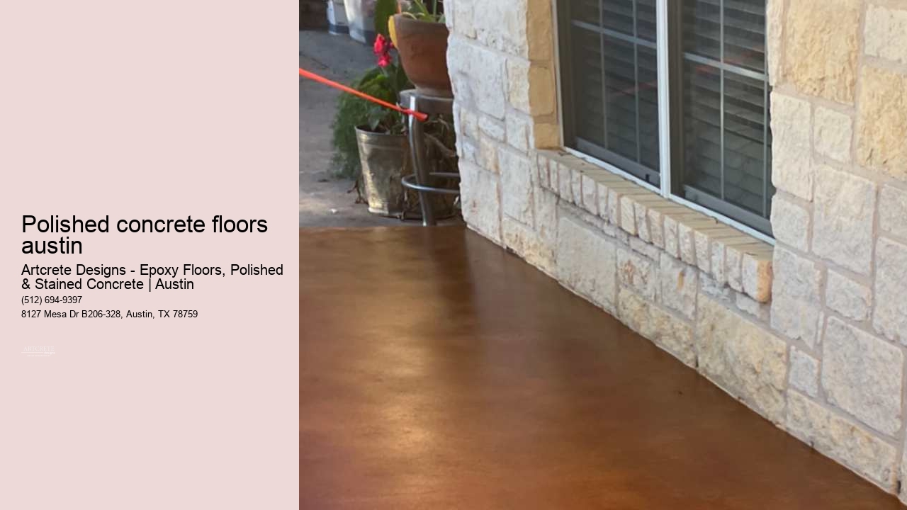 polished concrete floors austin