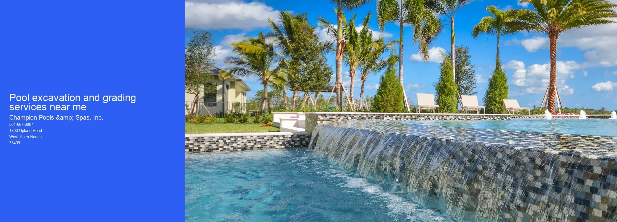 Pool excavation and grading services near me