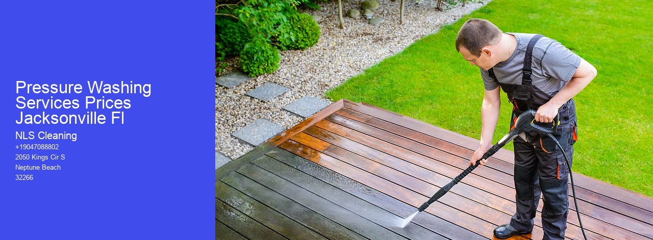 Pressure Washing Services Prices Jacksonville Fl