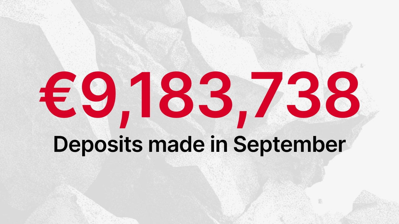 Deposits made on Maclear, September 2026