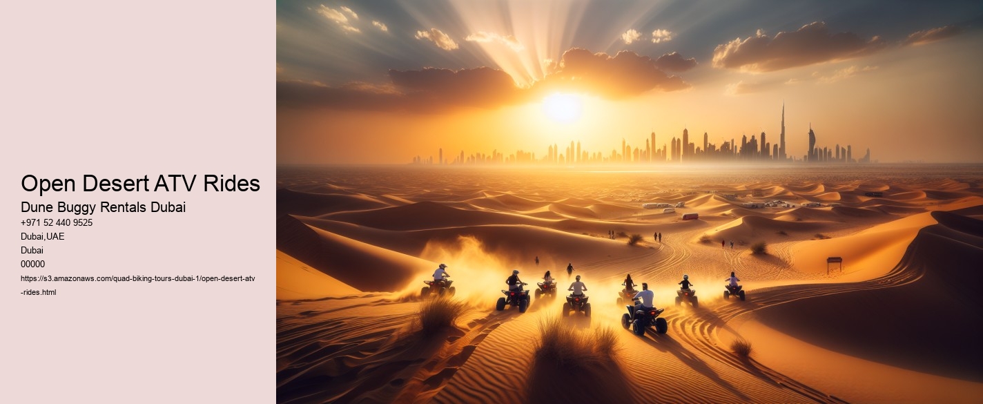 Open Desert ATV Rides