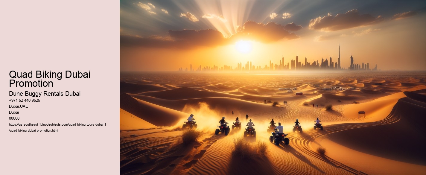 Quad Biking Dubai Promotion