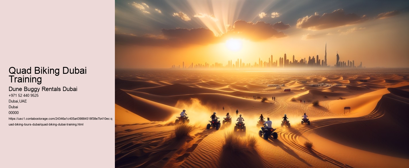 Quad Biking Dubai Training