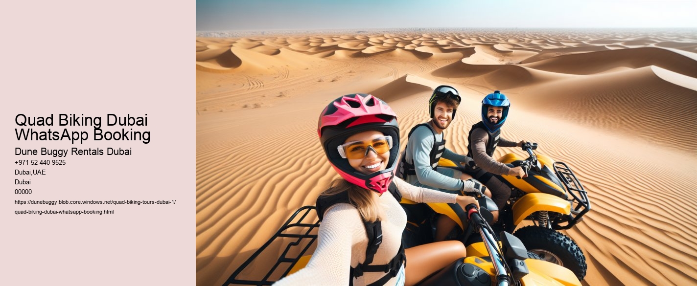 Quad Biking Dubai WhatsApp Booking