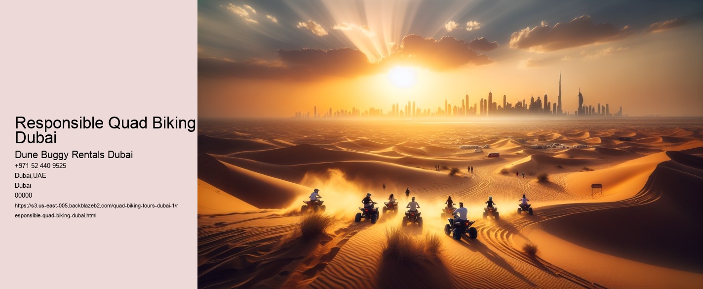 Responsible Quad Biking Dubai