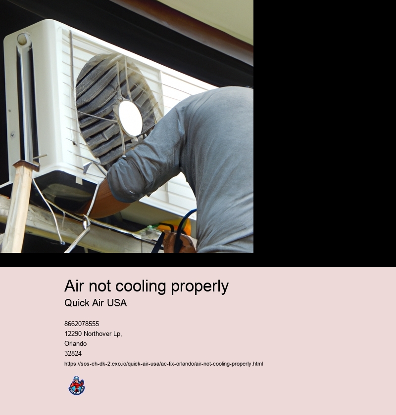 Air not cooling properly