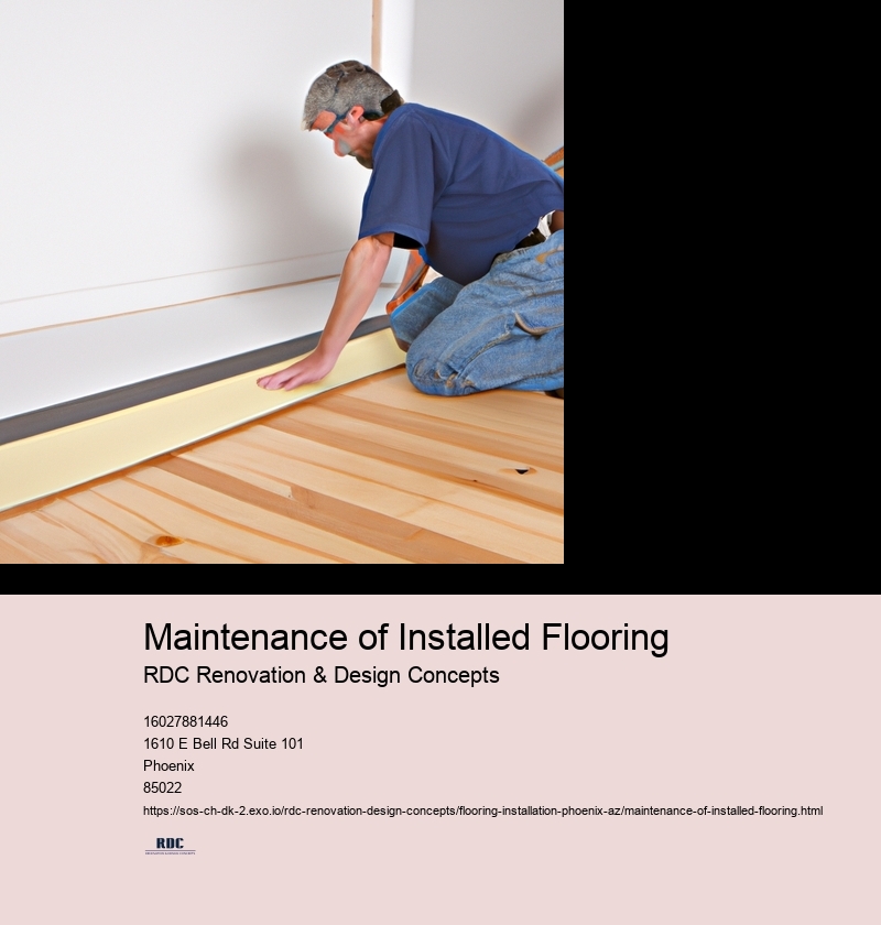 Maintenance of Installed Flooring
